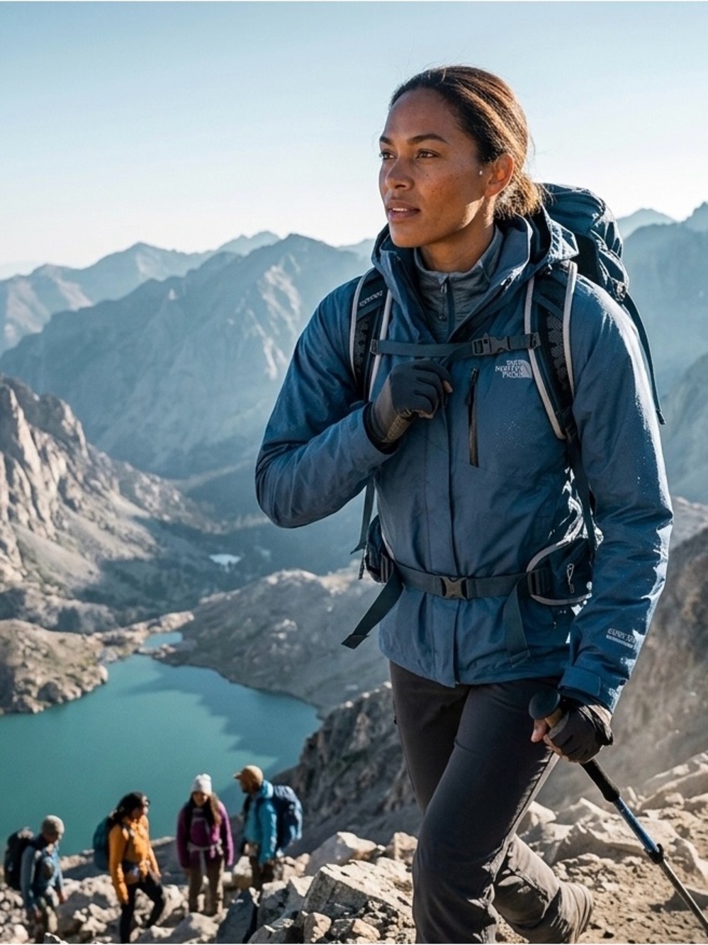 The North Face Mountain Jacket Gore-Tex Nylon Waterproof Women's